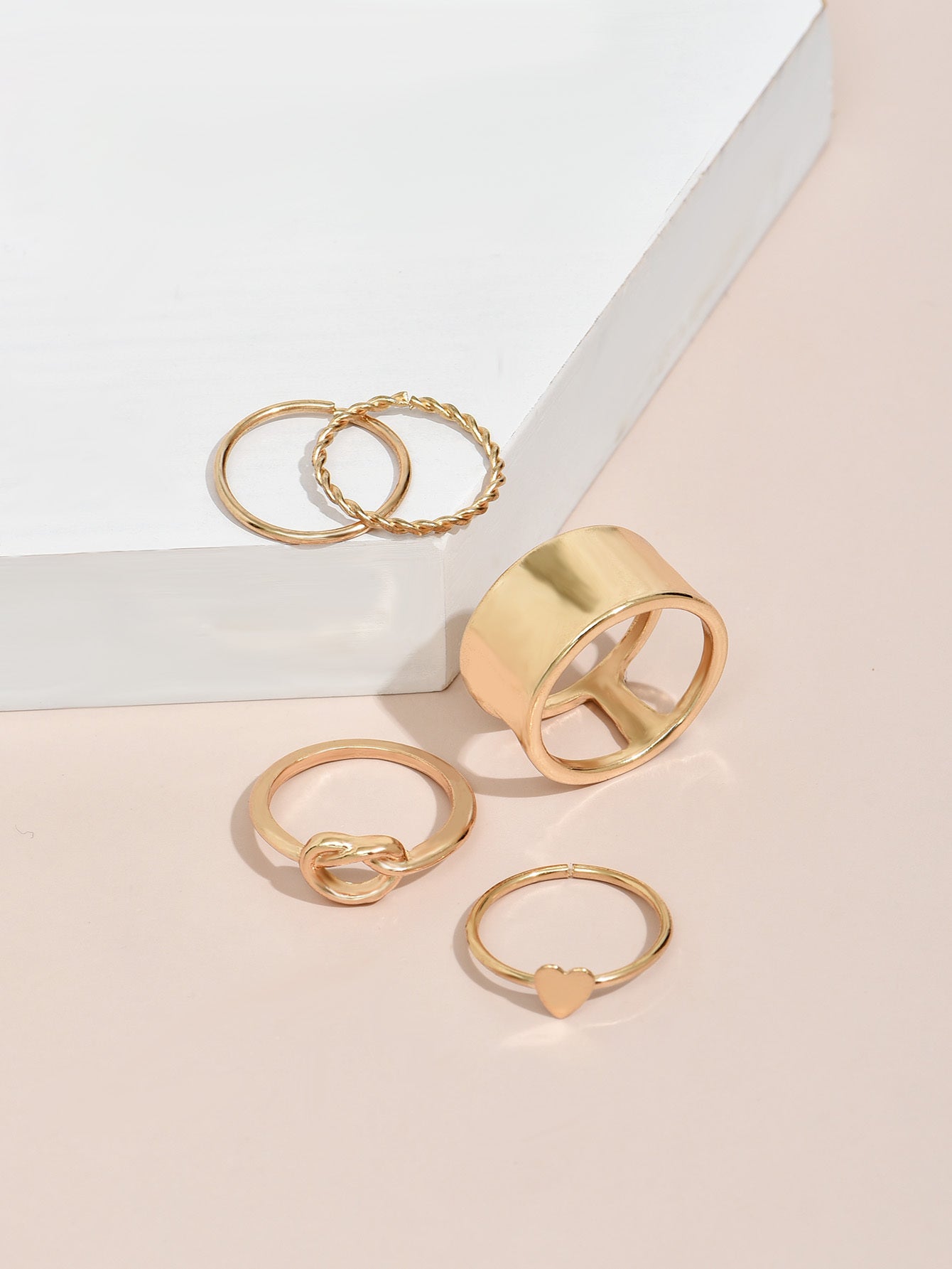 Boho Chic Midi & Knuckle Ring Pack Metal Ring Set Women