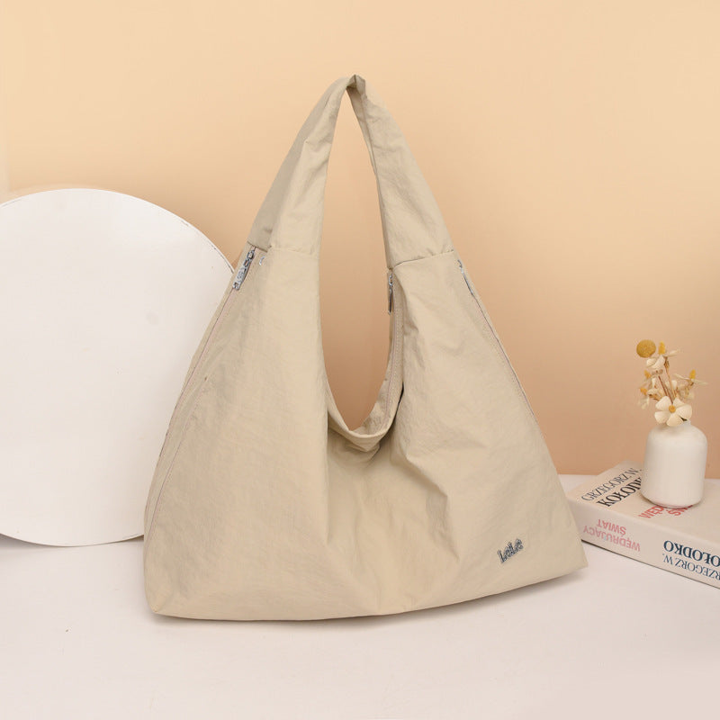 Casual Foldable Large Capacity Everyday Tote Nylon Underarm Bag Women's Large Capacity