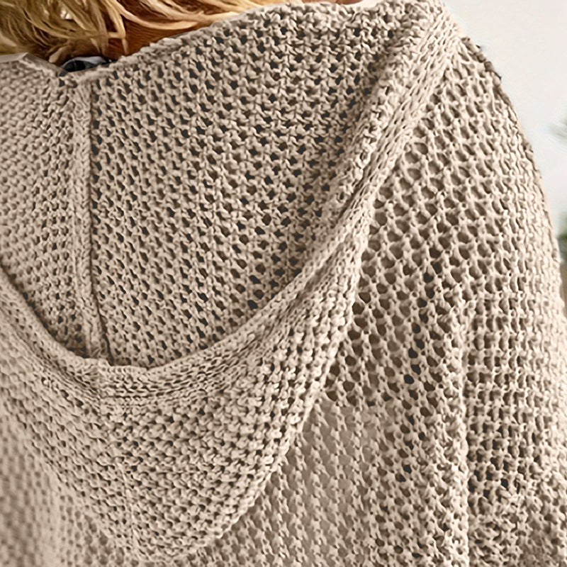 Fall Hoodies Sweater Knit V Neck Tops Casual Long Sleeve Pullover Shirts Women