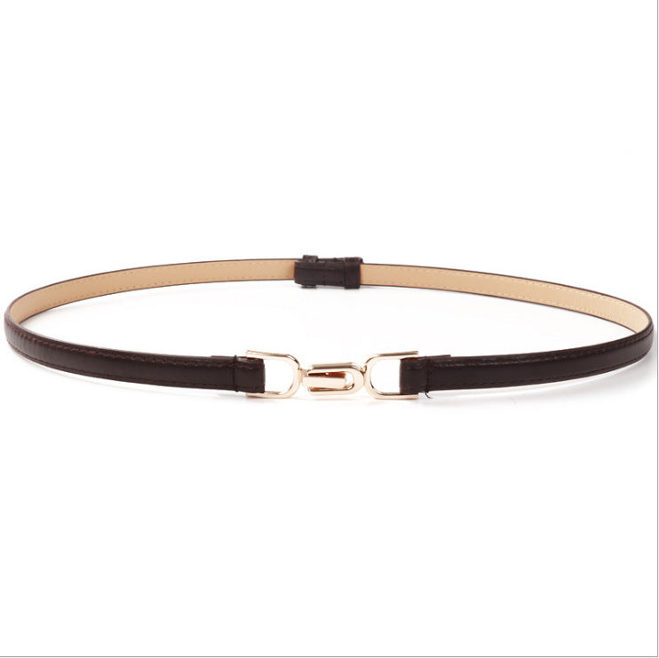 A Pair Of Buckles Belt Women's Fine Decoration Dress Matching