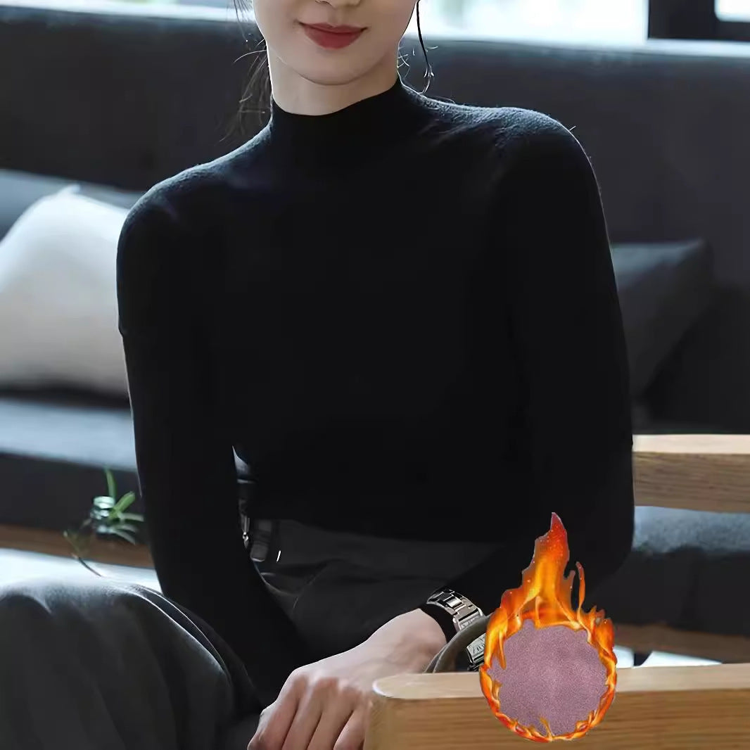 Clothing Turtle Neck Thermal Underwear T-Shirt Women's