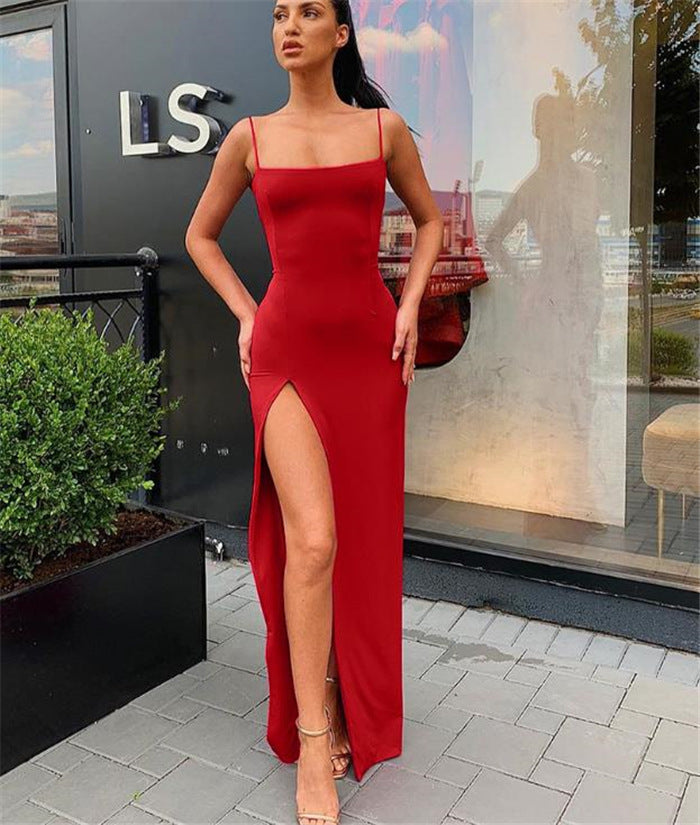 Sexy Luxurious And Beautiful Slit Bodycon Dress For Women's
