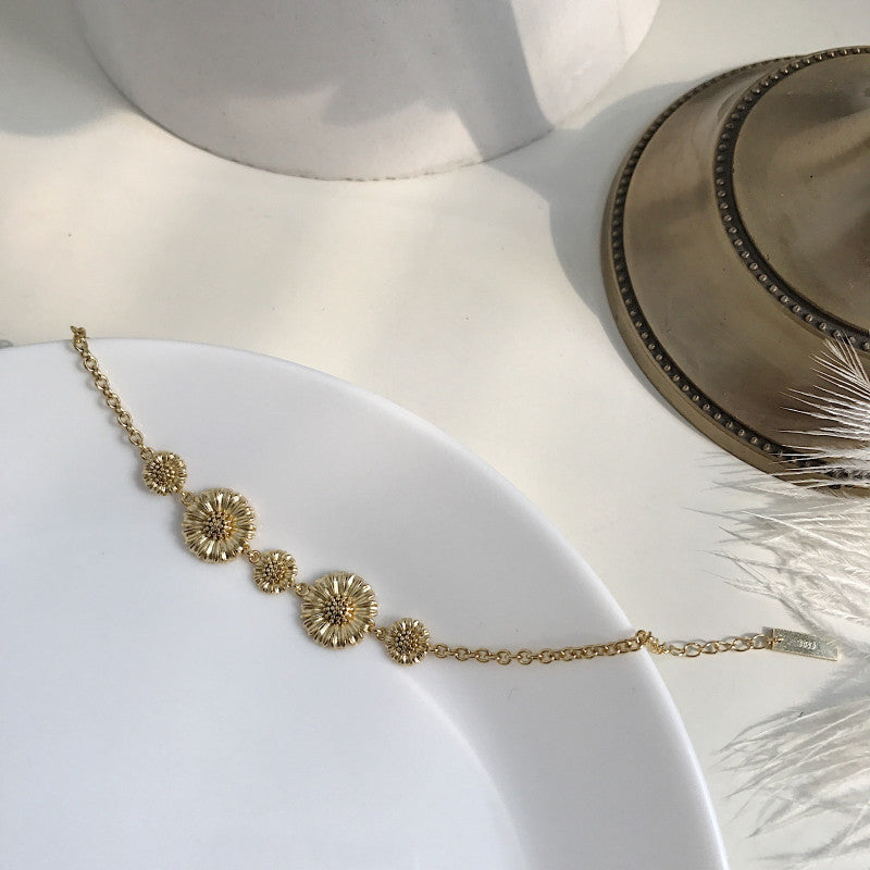 minimal Golden Bracelet for womens