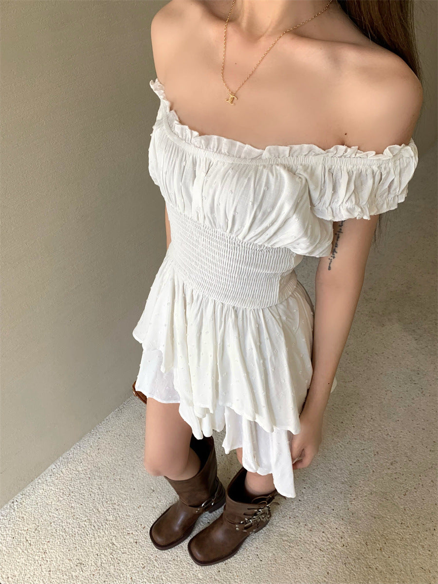 Summer Women's Black Collar Dress For Women's