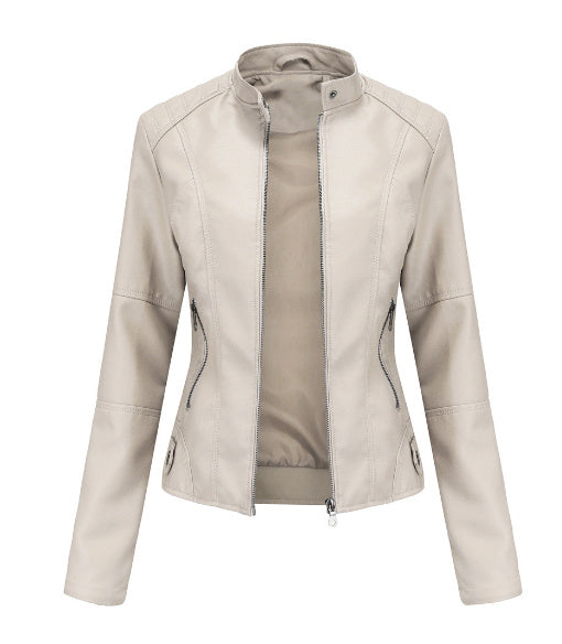 European And American Women's Leather Jackets For Women's