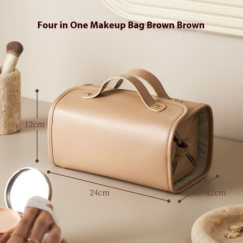 Sophisticated Cream Wedding Guest or Bridesmaid Dress Capacity Portable Handbag Waterproof Travel Storage Washing Bag For Women