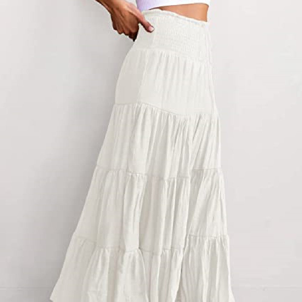 Fashion High Waist Bohemian Long Skirts For Women's