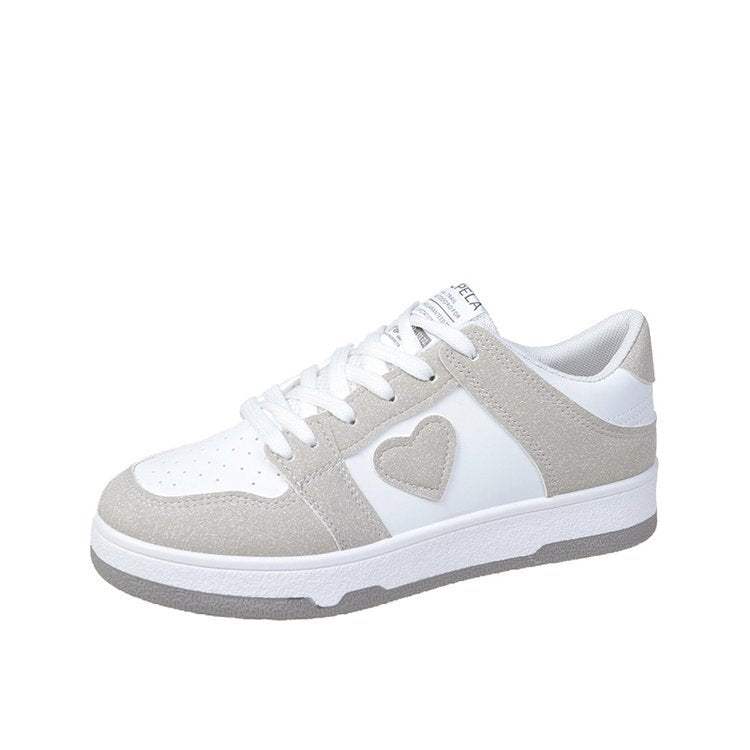 Flat Bottom Low Top Skateboard Shoes For Women