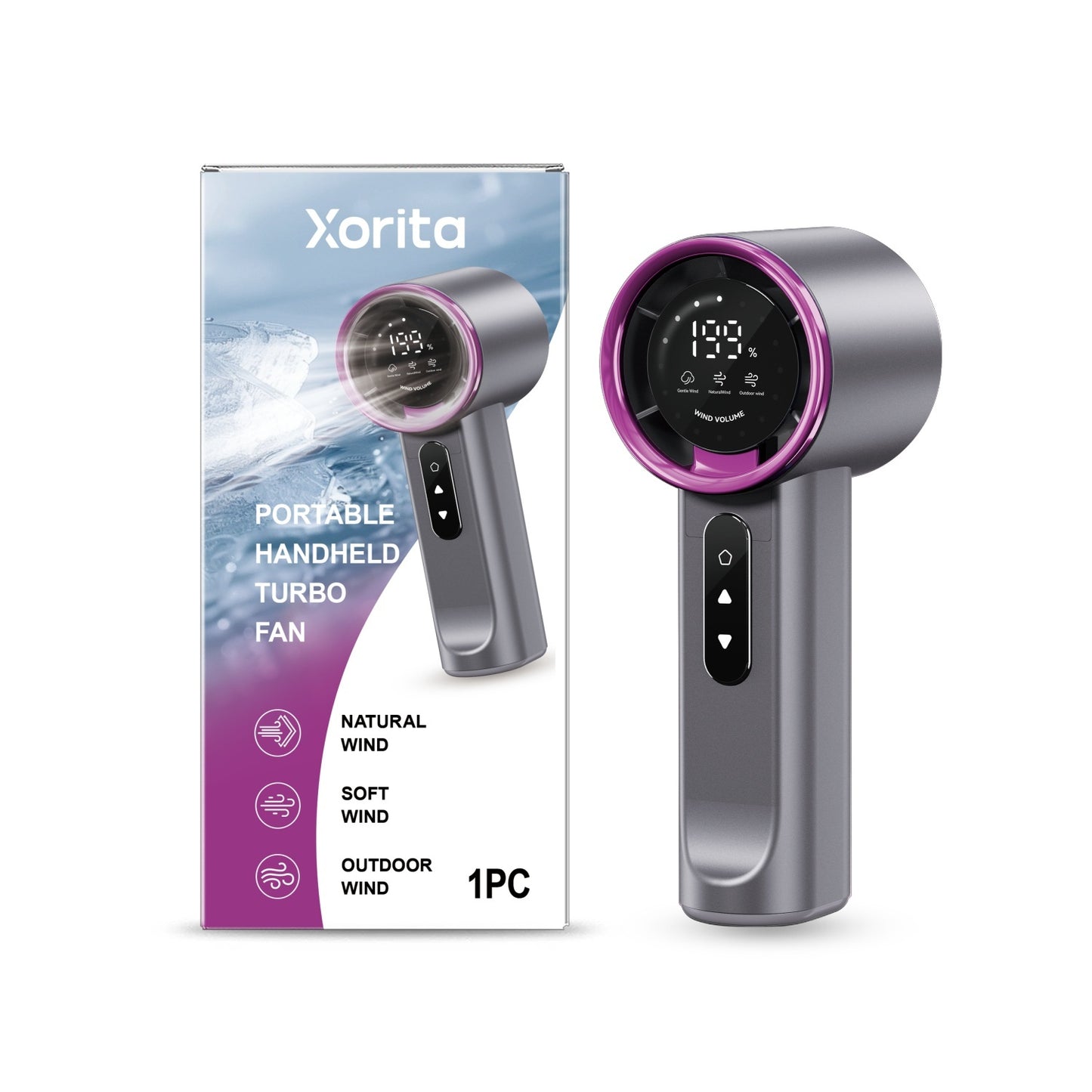 Portable Handheld Turbo Fan Mini Full Boost Fan