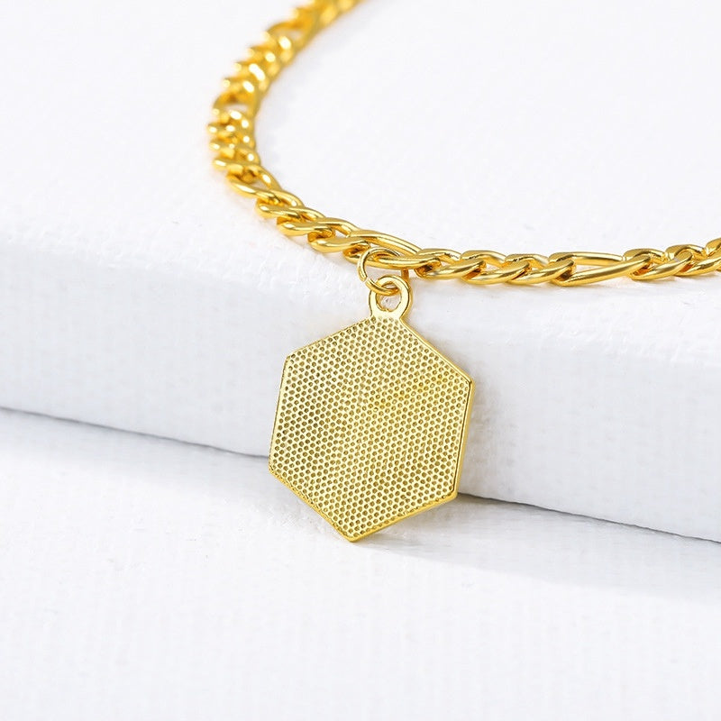 Customized Alphabet Letter Anklet Gold Color Foot Chain Bracelet For Women