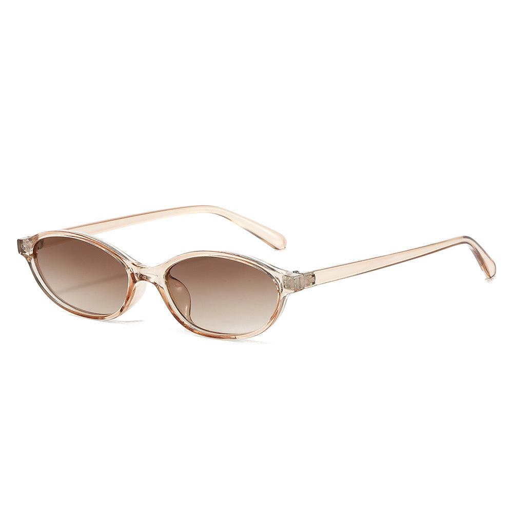 Retro Oval Frame Sunglasses European And American Vintage Sunshade Sunglasses