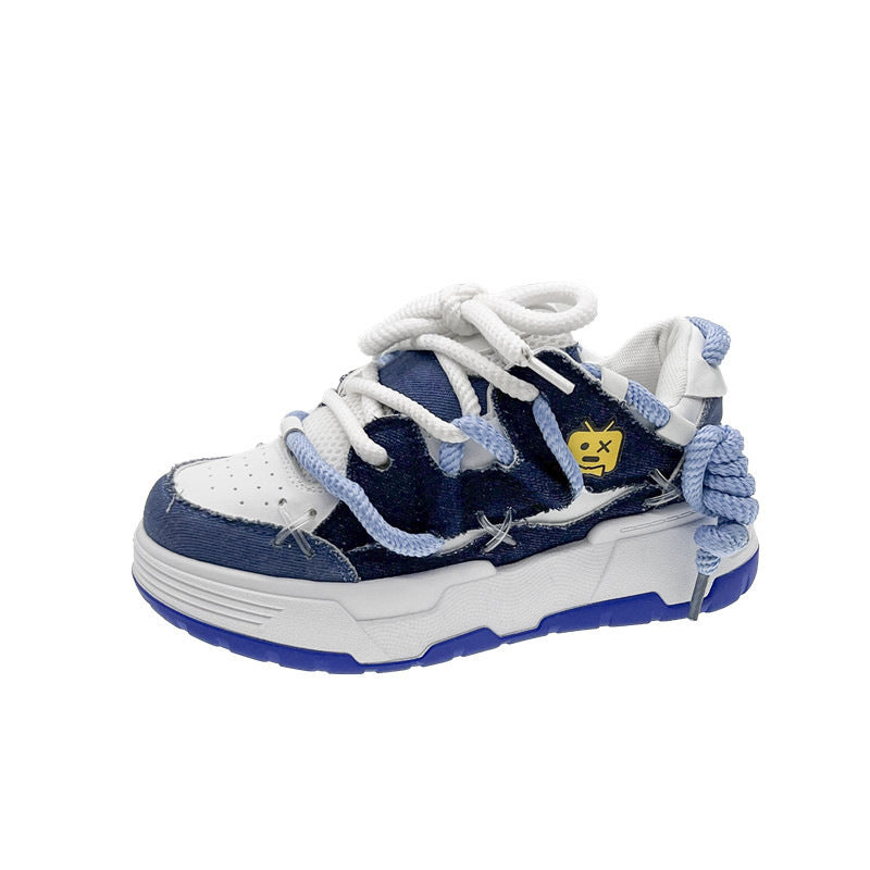 Original All-matching Trendy Platform Leisure Sports Skateboard Women Shoes