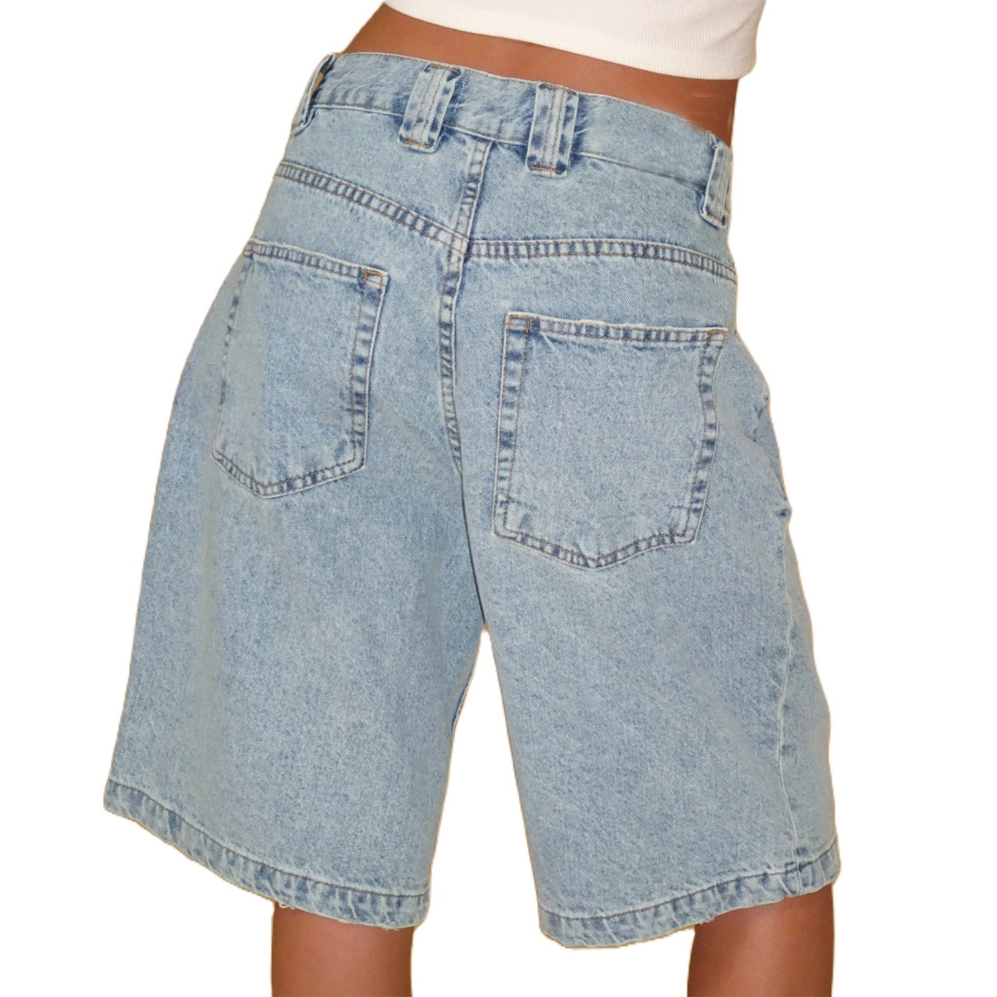 American Denim Shorts Bullet-free Fitted Figure Flattering Women's Pants