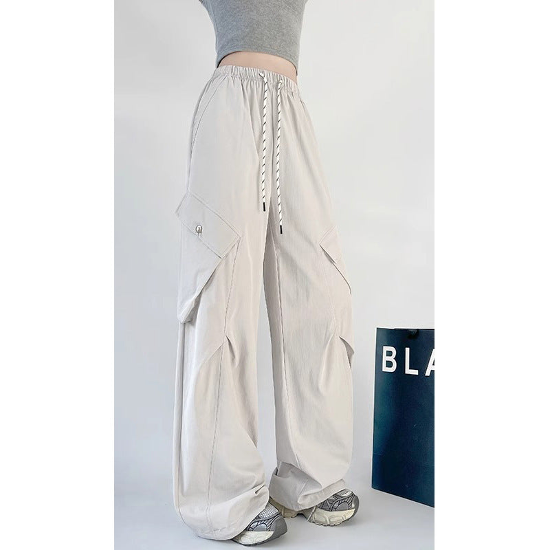 Wide-leg Workwear Casual Pants For Women