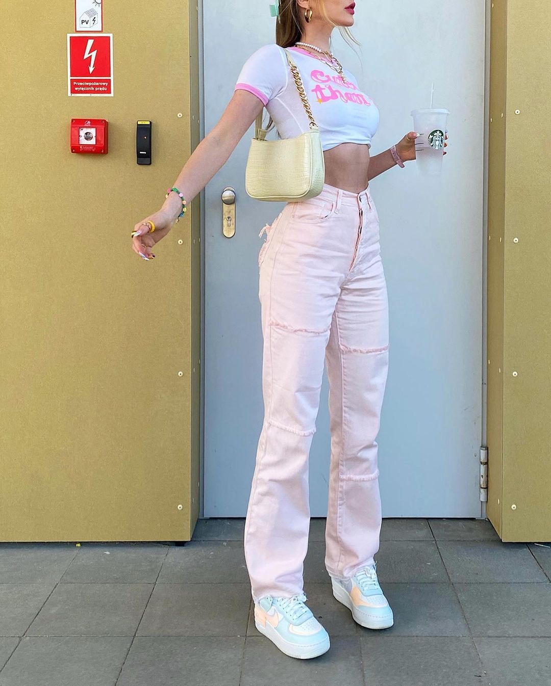 Ladies Fashion Personality Loose Straight Jeans