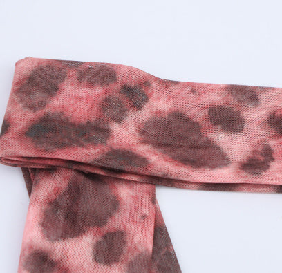 Retro New Stylish Top Summer Animal Print Sling Crop Top
