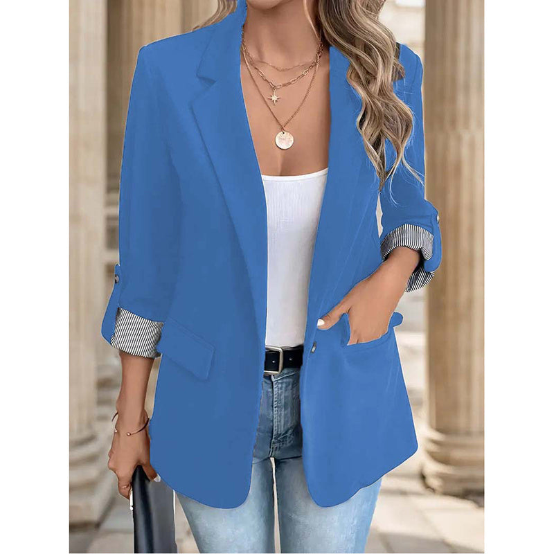 Casual Blazers Open Front Long Sleeve Work Office Suit Jackets Blazer Business Casual Outfits