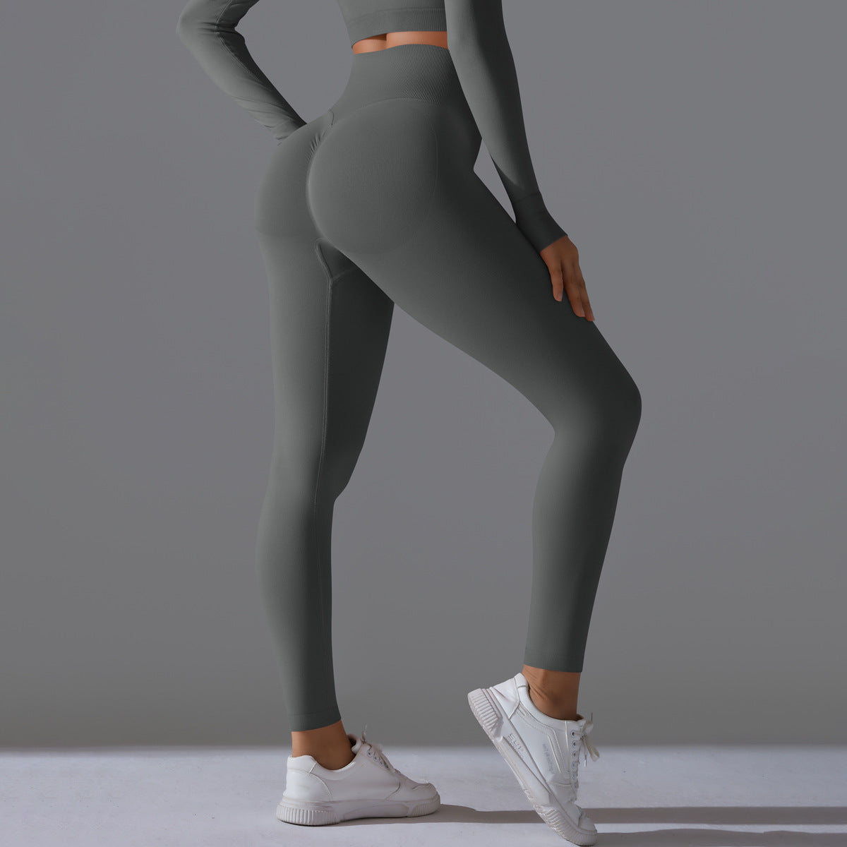 Sculpted Seamless Scrunch Leggings – Bold Fit, Maximum Curve Seamless High Waist Nude Feel Yoga Pants Female Slim Fit Fitness Pants