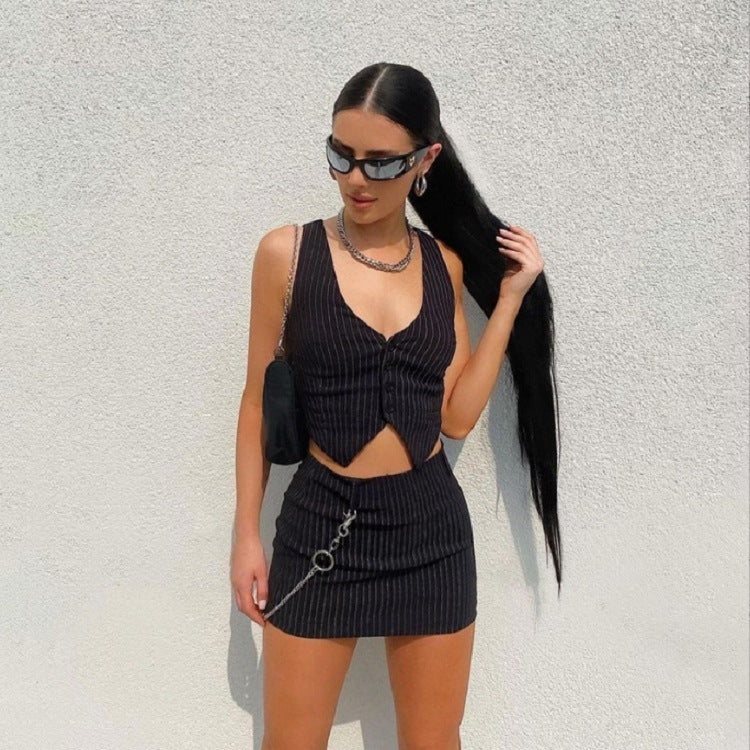 Women's Solid Color Printed Crop Tank Top