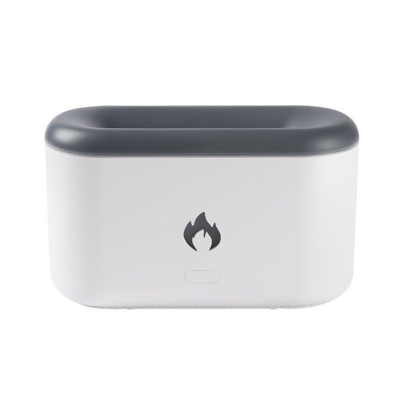 Home Ultrasonic Atmosphere Lamp Flame Aroma Diffuser Aesthetic Air Purifier