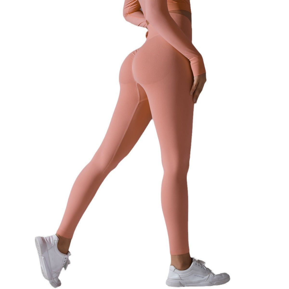 Sculpted Seamless Scrunch Leggings – Bold Fit, Maximum Curve Seamless High Waist Nude Feel Yoga Pants Female Slim Fit Fitness Pants