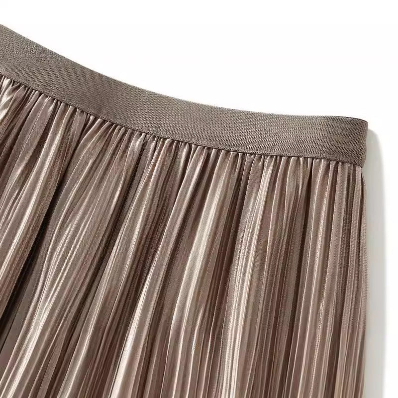 Autumn Retro Fall Gauze Skirt Slimming Large Hem Fishtail Skirt For Women