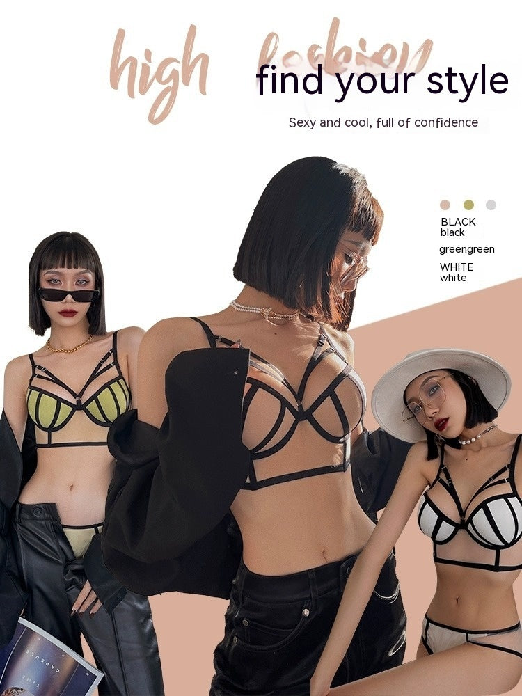 Sexy Deep V Lace Camisole Fashion Underwear For Women Bra Set