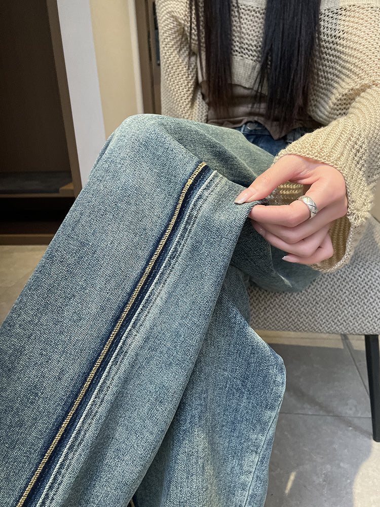 Effortless Comfort – Everyday Denim Done Right Wide Leg Jeans Women Design Sense High Waist