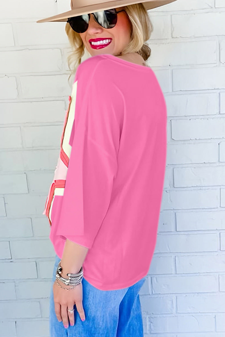New Pullover Round Neck T-shirt Women
