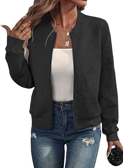 Zipper Pocket Comfort And Casual Long Sleeve Jacket For Women's