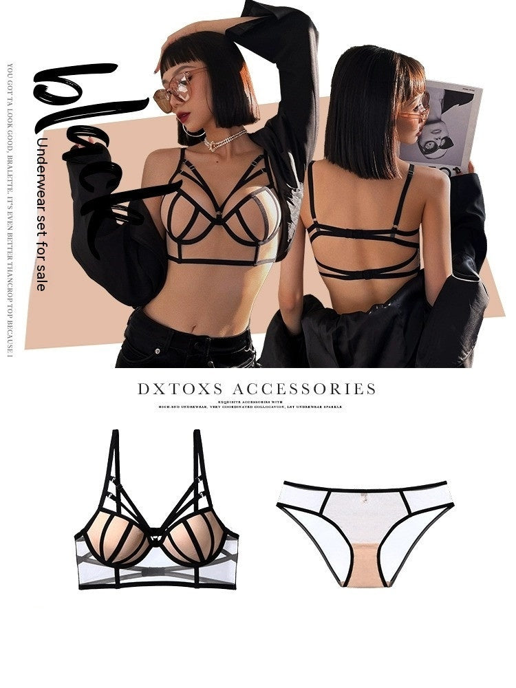Sexy Deep V Lace Camisole Fashion Underwear For Women Bra Set