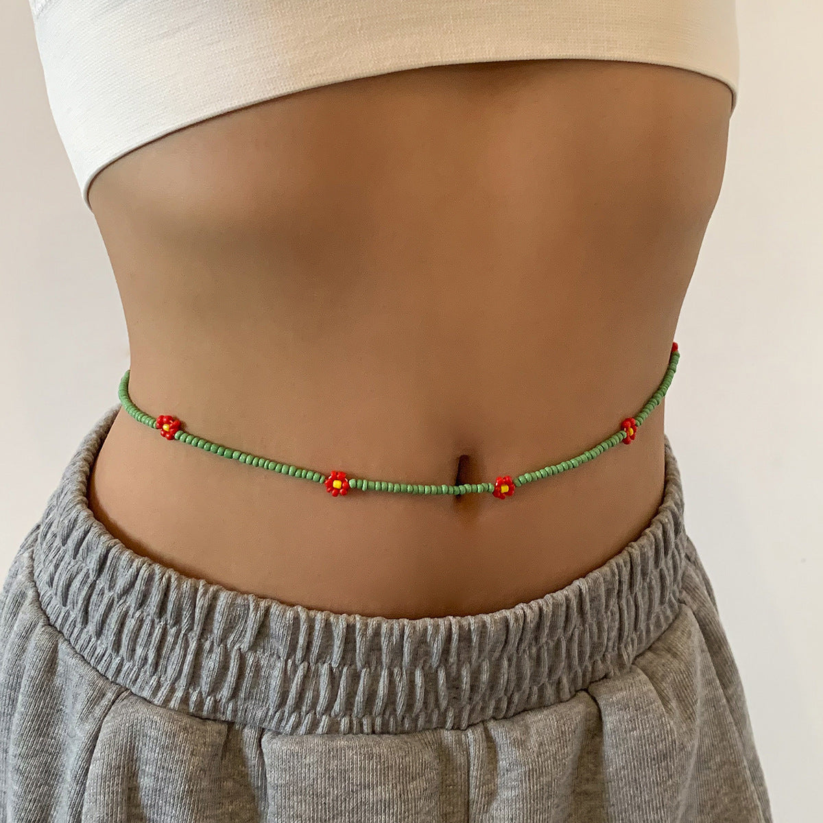 Dainty Seed Bead Waist Chains | Bohemian Beaded Belly Chains