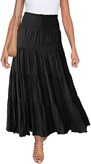 Fashion High Waist Bohemian Long Skirts For Women's