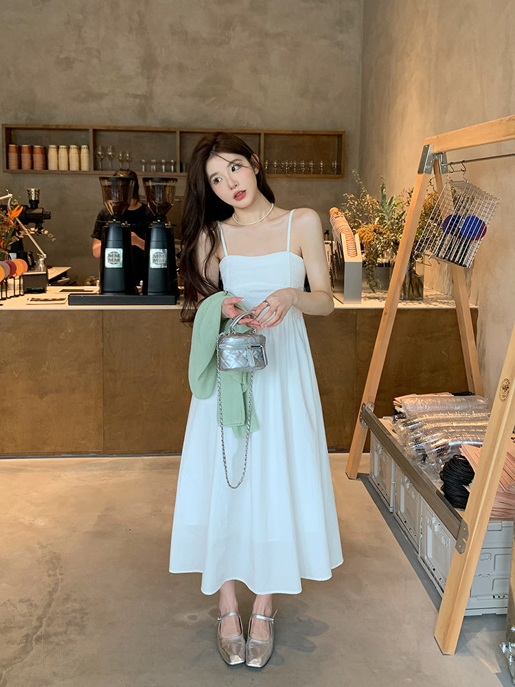 Temperament Waist-slimming Resort Style Dress