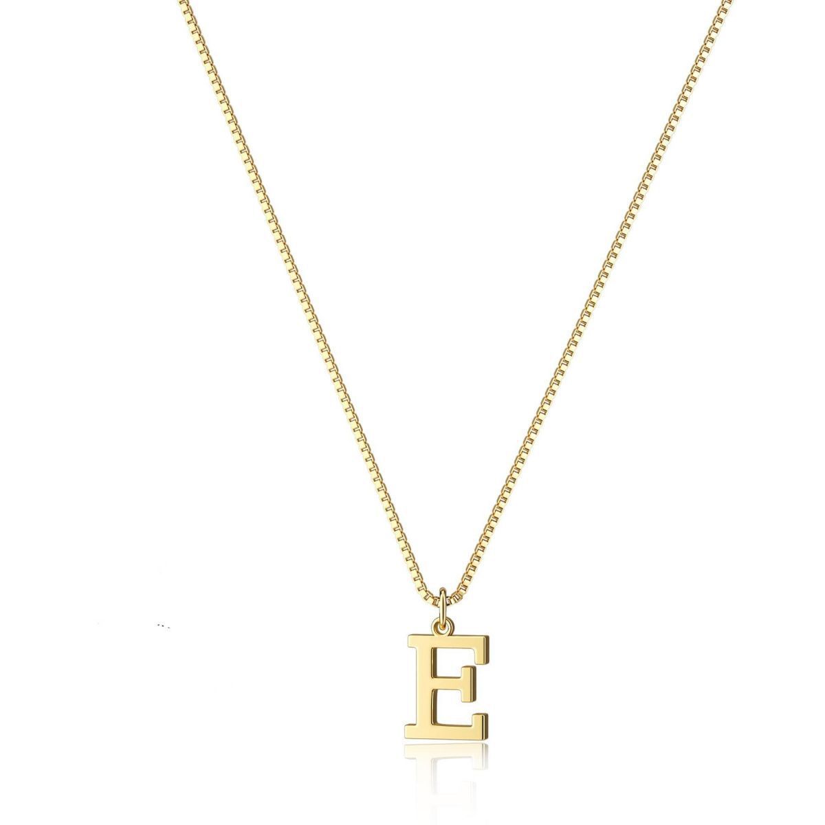 Elegant Gold Finish Monogram Necklace | Perfect Personalized Gift Copper-plated Gold Fashion Exquisite Personality All-matching