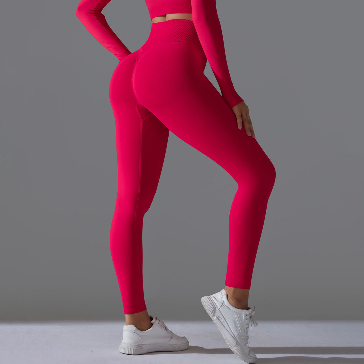 Sculpted Seamless Scrunch Leggings – Bold Fit, Maximum Curve Seamless High Waist Nude Feel Yoga Pants Female Slim Fit Fitness Pants