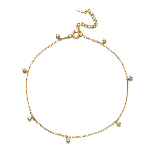 Korean style exquisite all-match anklet women