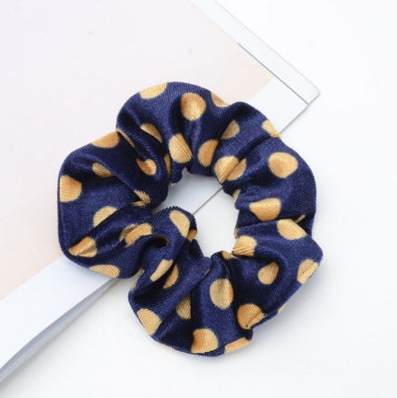 Vintage Leopard Spotted Hair Circle Fabric Hair Accessory