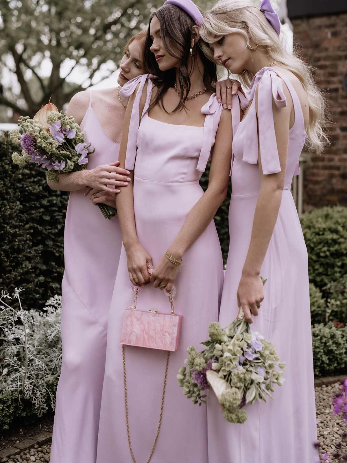 Elegant Bridesmaid Maxi Dresses with Various Necklines Fashion Plus Size Satin Bridesmaid Dress