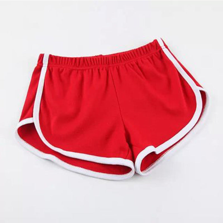 Black & White Striped Running Shorts - Women's Athletic Dolphin Shorts Sports Shorts Women Summer Women's Pajamas