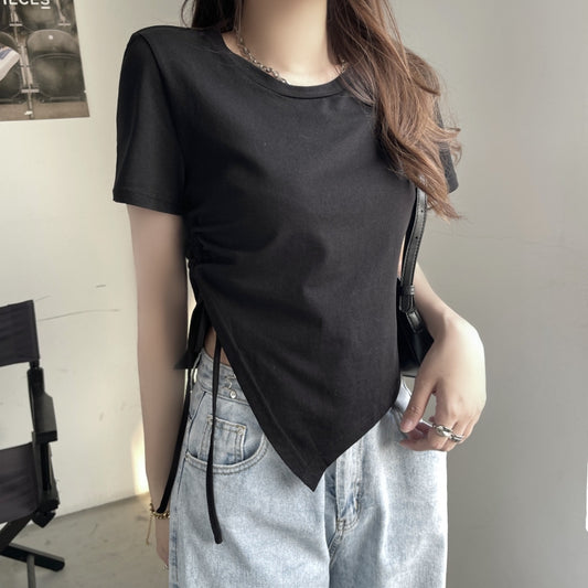 Korean Fashion Y2K T-shirt Women Summer