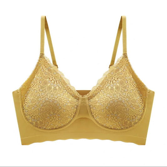 Breathable Full Coverage Lace Bralette Bra Girls Lace Camisole Bra Thin