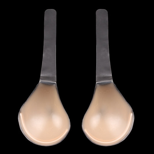 Self-Adhesive Silicone Push-Up Bra - Invisible Strapless Backless Bra Reusable Underwear Silicone Bra