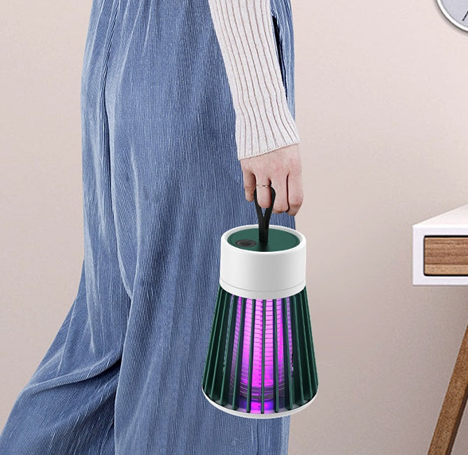 Electric-Shock Physical Mosquito Killer Light Purple Light Mosquito Trap Mosquito Killer Portable Outdoor Bedroom USB Rechargeable Mosquito Trap