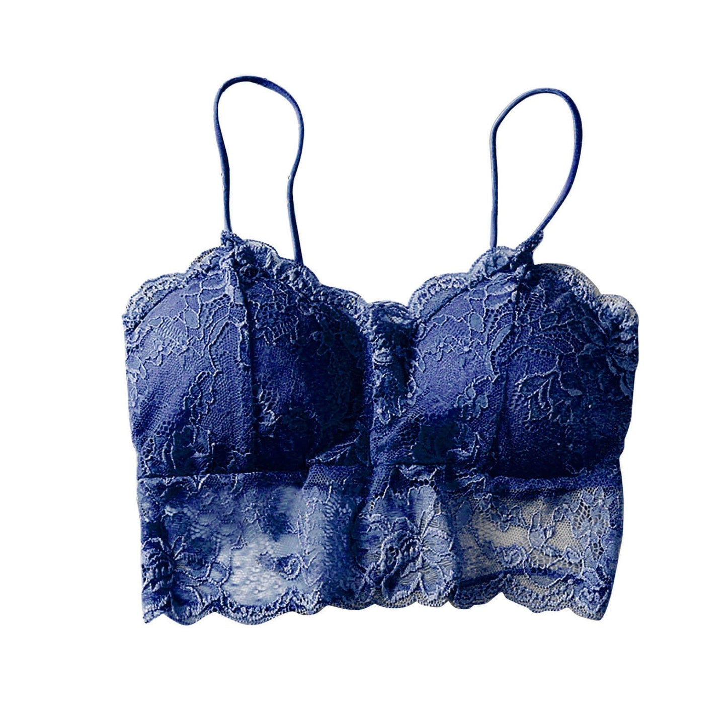 Lace Bralette Crop Top - Wireless Padded Camisole Summer Women Lace Sexy Top  bra