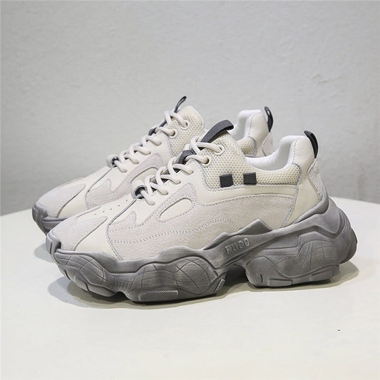 Dirty Shoes with Breathable Platform For Women's