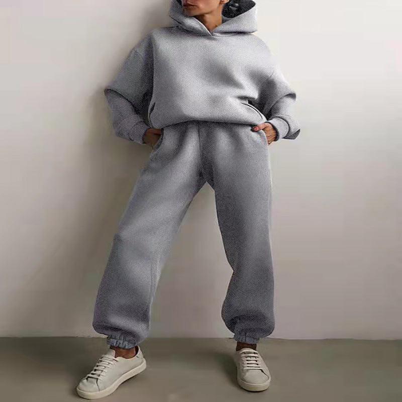 Oversized Hoodie & Jogger Set – Unisex Two-Piece Tracksuit in Multiple Colors Casual Hooded Sweater Two-piece Suit Clothes Hoodie Tracksuit