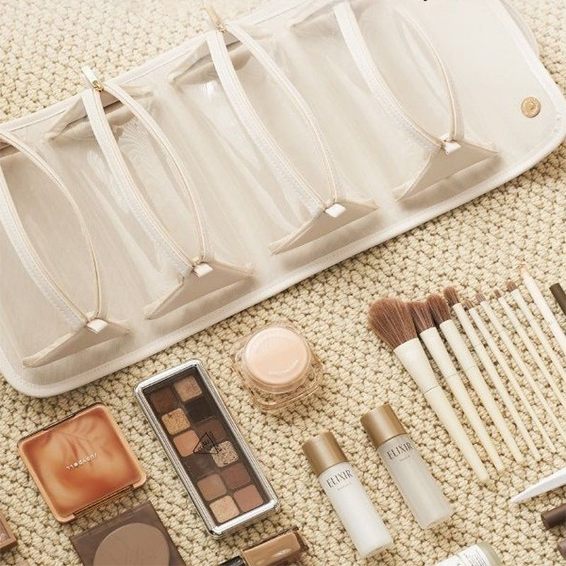Sophisticated Cream Wedding Guest or Bridesmaid Dress Capacity Portable Handbag Waterproof Travel Storage Washing Bag For Women
