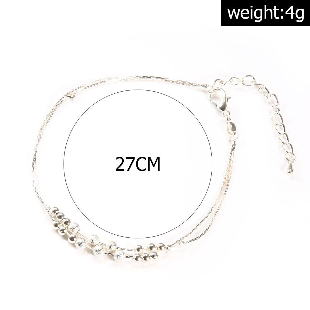 Dainty Layered Ankle Chain Korean fashion anklet