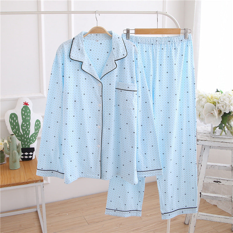 Cozy Women's Long Sleeve Button-Up Pajama Set